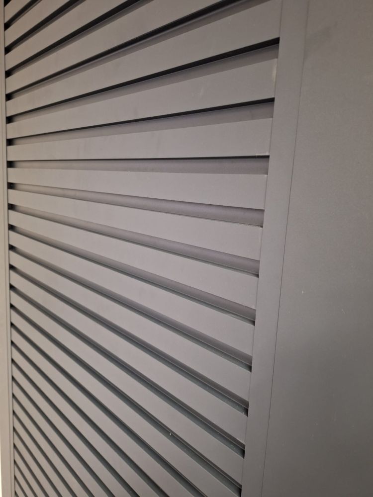 Aluminium Ribbed Side Wall Anthracite