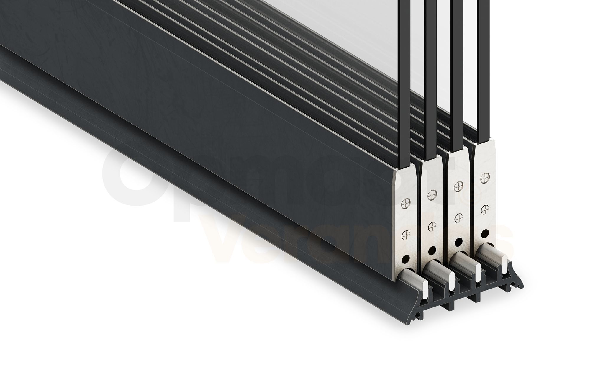 Schuifdeuren (3-rail, 4-rail, 5-rail, 6-rail schuifsystemen)